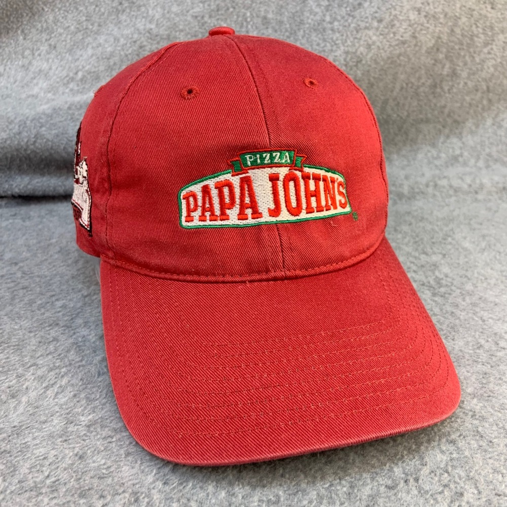 Papa Johns Pizza Mens Red Nike Hat Arkansas Razorbacks Coca-Cola OSFA